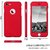 Anvika ORIGINAL 100% 360 Degree  iPhone 7 Plus Front Back Cover Case WITH TEMPERED (RED)