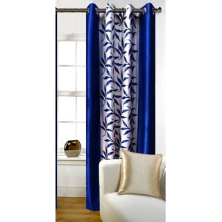 BSN kolaveri blue Printed door Curtain Single piece (4x7)
