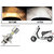 Himmlisch  Silver Missile Hi Low Beam H4 Bike Bulb Motorcycle LED Headlight Bulb For Honda Activa 4G