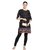 TARUSA Ivory Gold Synthetic Geometric Texture Clutch For Women