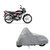Auto MAX Premium SILVER-Matty Bike Body Cover For Hero HF Deluxe Eco