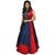 Dwarkesh Fashion red Bangalore Silk Anarkali Gown Semi-Stitched Suit (red punam)