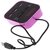 techdeal All In One COMBO 3 Port With Multi Card Reader USB Hub ( Pink)