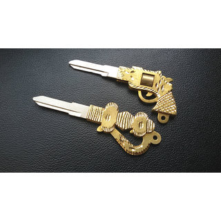 Royal Enfield Gun & Sword shaped Brass Right Key with roller. Best ...