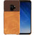 Stuffcool Lush Dual Tone PU Leather Back Case Cover for Samsung Galaxy S9 - Dark Brown / Light Brown