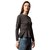 Miss Chase Women's Grey Round Neck Full Sleeves Solid Panelled Peplum Jacket.