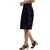 Miss Chase Women's Multicolored Printed Knee Long Flared Pleated Skater Skirt.