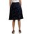 Miss Chase Women's Multicolored Printed Knee Long Flared Pleated Skater Skirt.