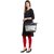 TARUSA Silver Faux Leather Solid Tote Bag For Women