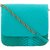 TARUSA Blue Faux Leather Snake Work Sling Bag For Women