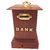 Craft Art India Handcrafted Wooden Money / Piggy Bank cum Coin Box in Letter box Shape - CAI-HD-0255 / Size(CM):19.05x11x11