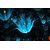 Avikalp Exclusive AZOHP2448 Blue Flower Abstract Full HD Poster Latest Best New 3D Look Beautiful