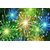 Avikalp Exclusive AZOHP2515 Colorful Fireworks Yellow Green Blue Flash Full HD Poster Latest Best New 3D Look Beautiful