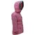 Come In Kids Girls Full Sleeve Winterwear Hooded Full Zipper and Button Closure Solid Black Quilted Jacket