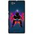 Snooky Printed Live In Attitude Mobile Back Cover For Sony Xperia M - Blue