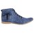 Aaiken Men's Blue Lace-Up Boots