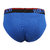 Solo Mens Sport Cotton Low Waist Stretch Ultra Soft Classic Brief Royal Blue Color.