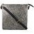 TARUSA Slate Grey Faux Leather Sand Textures Slingbag For Women