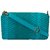 TARUSA Aquamarine Blue Faux Leather Animal Print Textures Slingbag For Women