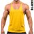 The Blazze Men's Blank Stringer Y Back Bodybuilding Gym Tank Tops Pack of 3.
