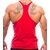 The Blazze Men's Blank Stringer Y Back Bodybuilding Gym Tank Tops Pack of 3.