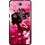 Snooky Printed Pink Lady Mobile Back Cover For HTC Desire 620 - Pink