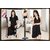 2034A Hot Sleep Wear 2pc Nighty  Over Coat Babydoll Night  Robe Sexy Black Set