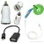 love4ride OTG + Data Cable for Mobile + Car Mobile Charger + White Audio Cable (Pack of 4)