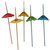 Think Funky Umbrella Shaped Straws