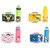 Jayco Insulated Water Bottle Cool Quench with Dora Ben 10 Sponge Bob Peanut Lunch Box set (Dora, 700 ML)