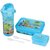 Jewel My Aquarium School Lunch Box with Sipper Bottle Set (Small, Angler)