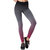 Minha  Skinny Striped Ombre Yoga Pants Gym Trackpants Sports Leggings for Women pack of 2