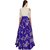 Dwarkesh fashion blue taffeta silk semi-stitched lehenga and unstitched blouse(blue arohi)