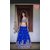 Dwarkesh fashion blue taffeta semistitched lehenga and unstitiched blouse with dupatta (nirva)
