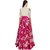 Dwarkesh fashion pink taffeta semistitched lehenga and unstitched blouse(arohi pink)