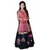 Dwarkesh fashion blue taffeta silk semistitched lehenga and unstitched blouse with dupatta (sparrow)
