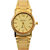 Sonic Golden Round Watch For Men