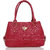 Lady Queen Maroon Plain Sling Bag