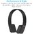 Portronics POR-607 Muffs XT Red Stereo bluetooth Headphones Black