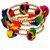 	Minha Non Plated Multicolour Alloy Necklace Set , earring , bracelette