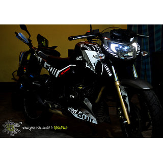 Buy CR Decals APACHE RTR 200 4v Custom Decals/Stickers REDBULL Edition ...