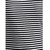 Women's Black and White Round Neck Sleeveless Striped Bodycon Dress