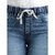 Women's Blue Relaxed Fit Mid Rise Regular Length Denim Stretchable Jogger Pants