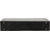 Charpe Black Leather Expandable Attache Brief Case Hard Sided with Combination Locks