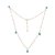 Latest Hollywood/Bollywood Style Terques Gold Designer Chain Pendant For Girls/Women.Order NowWCh6Terq24095n