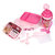 Jayco Jungle Safari Tiffin  Water Bottle set (Small, Pink)