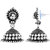 Asmitta Ethnic Silver Plated Jhumki Earrings For Women