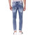 Kozzak Men's Casual Skinny Fit Stretchable Blue Jeans