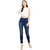 Miss Chase Women's Blue Super Skinny Fit Jeggings