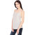 YALINA PLUS Women's White  Strip shoulder Top